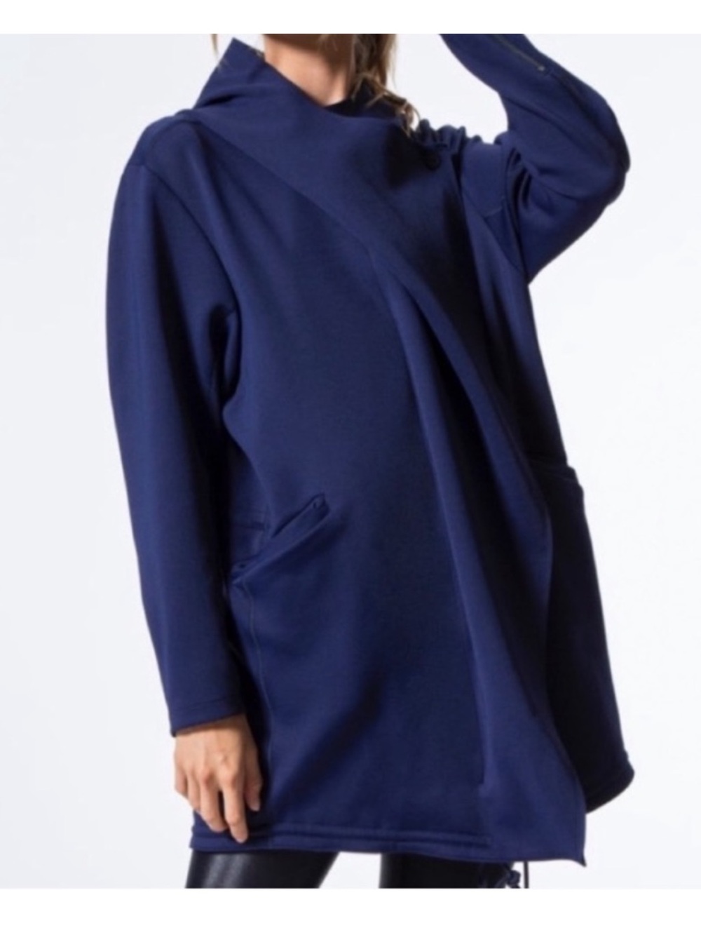 Carbon38 Arrancada Parka The Arracanda Jacket Oversized Navy Blue
